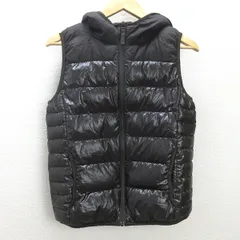 U■ユニクロ/UNIQLO プレミアムウルトラライトダウンベスト【L】茶/LADIES/G7【中古】■
