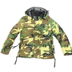 ♪3634 カナダグース ダウンジャケット マクミランパーカー 3804M Sサイズ カモフラ 迷彩 グリーン カーキ MACMILLAN PARKA CANADA GOOSE