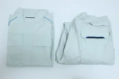 TOURSTAGE ツアーステージ レインウェア 上下セット ゴルフ用 ホワイト グレー LLサイズ 12-F141/1/080