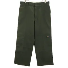 美品 Dickies ディッキーズ ルーズフィット ダブルニー ワークパンツ W32 カーキ メンズ 古着