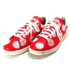 美品 アディダス オリジナルス × ファレルウィリアムス スタンスミス ポルカ ドット パック 26.5cm レッド 赤 メンズ スニーカー B25399