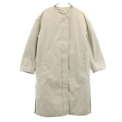 UNITED ARROWS GREEN LABEL RELAXING ユナイテッドアローズ グリーンレーベルリラクシング キルティング ダウンコート 38 グレージュ リバーシブル レディース 古着