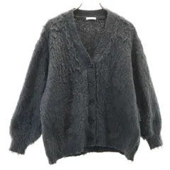 ITEMS URBAN RESEARCH アイテムズアーバンリサーチ 長袖 Vネック ニット カーディガン FREE グレー レディース 古着のサムネイル