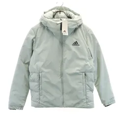 未使用 adidas アディダス 中綿ジャケット M グリーン系 メンズ 古着