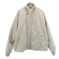 ITEMS URBAN RESEARCH アイテムズアーバンリサーチ MA-1 中綿 ブルゾン L オフホワイト メンズ 古着