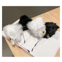 カチューシャ  猫耳ベル付き ふわふわ ネコ耳  コスプレ 女子 子ども ねこ耳 クリスマス ハロウィン コスプレ ベル付き ハロウィーンレディース  爆買