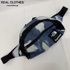 Supreme×THE NORTH FACE/シュプリーム×ノースフェイス【21AW】Bleached Denim Print Roo Ⅱ/ボディバッグ NM72153I