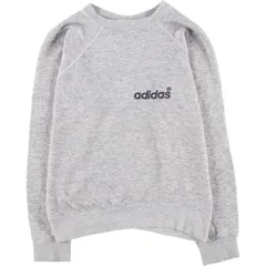 古着 80年代 アディダス adidas トレフォイルロゴ ロゴスウェットシャツ トレーナー USA製 メンズM相当 ヴィンテージ/eaa597308