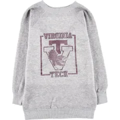 古着 カレッジスウェットシャツ トレーナー USA製 レディースS相当 ヴィンテージ/eaa597309