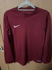 Nike ナイキ ドライフィット バーガンディ インナー 長袖 Tシャツ L