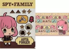 [중고] 클리어 파일 아냐 포저 A4 클리어 파일 & 스티커 [이치반 복권 SPY×FAMILY -Lovely Ordinary Days-] F-2상