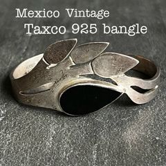 MEXICO TAXCO TC‐01 STERLING SILVER925 シルバー925 オニキス リーフ
