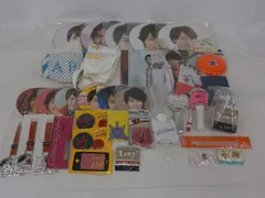  中古品 嵐 櫻井翔 ツアーグッズ 他 パンフレット ミニうちわ クリアファイル 等 グッズセット