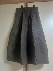 キルティング ロング丈スカート