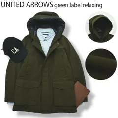 ユナイテッドアローズ グリーンレーベルリラクシング UNITED ARROWS green label relaxing ダウンジャケットK N-3B ダウン ジャケット  M オリーブ メンズ