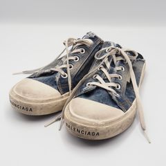 極美品】BALENCIAGA デニム ミュール デストロイ加工 693953 - メルカリ