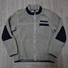 モンベル アウトドア ポケット 肘当て ボア フリース ジャケット