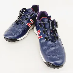 ニューバランス NEW BALANCE ゴルフ GOLF ゴルフシューズ ダイヤル式 スパイク MGB574T2 ネイビー 紺 27.5