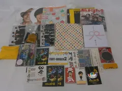  中古品 関ジャニ∞ SUPER EIGHT 錦戸亮 15祭 他 DVD クリアファイル ペンライト パンフレット 等 グッズセット