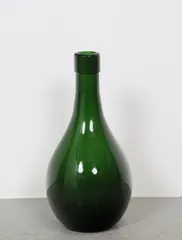 1960年代 ヴィンテージ グリーンガラス フラワーヴェース 花瓶