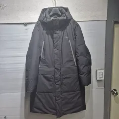 FILA フィラ ブラック ダウンジャケット ロング丈 アウター