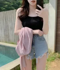 ライトブルーデニム ショートパンツ 28(M)