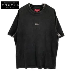 Supreme シュプリーム 24SS ﾌﾞﾗｯｸ Overprint Small Box S/S Top Ｌ