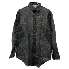 Brioni ブリオーニ 総柄 ロングスリーブリネンシャツ SCCC0L P1127 チャコール系 Sのサムネイル