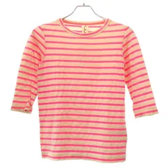 tao COMME des GARCONS タオ コムデギャルソン 2007AW ボーダーニットセーター 3T-T014 ピンク×ベージュ Sのサムネイル