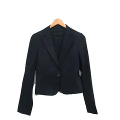 theory セオリー ラムレザーテーラードジャケット サイズ2 黒 フォーマル Theory セオリー スーツ セットアップ テーラード ジャケット2B