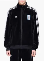 アディダス HEVER GOOD TIME ベロア トラック セットアップ (トップス + パンツ)