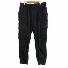 ワイスリー Y-3 ヨウジヤマモト 24SS WASH TW CUF PNT IN8717  カーゴパンツ ジョガーパンツ ウォッシュ加工ツイル ロゴ 黒 ブラック Mサイズのサムネイル