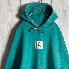 【海外モデル】ナイキ ジョーダン NIKE JORDAN タイダイ ターコイズブルー パーカー #504