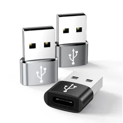 USB C 変換アダプタ USB Type C (メス) to USB 2.0 (オス) 変換アダプタ タイプc アダプタ Quick Charger 3.0対応 USB 2.0 高速データ転送 OTG対応 MacBook Pro/Air/iPad Pro 2