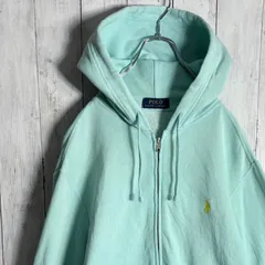 【海外モデル】ポロラルフローレン Polo Ralph Lauren ミントカラー ジップパーカー #905