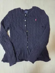 ポロ ラルフローレン ネイビー ケーブル カーディガン XL16