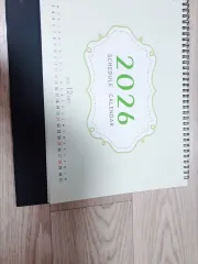 26年(来年度) 卓上カレンダー メモ可能 カレンダー 高級 シンプル スタイリッシュ 業務用 スケジューラー