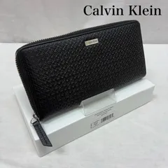 カルバン・クライン ラウンドジップ レザー 長財布 カードケース 小銭入れ 箱付き メンズ - ISItems【USED】【古着】【中古】50148975