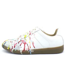 メゾンマルジェラ Maison Margiela 22 【 S57WS0240 P1892 】 ジャーマントレーナー ペイント スニーカー　46512