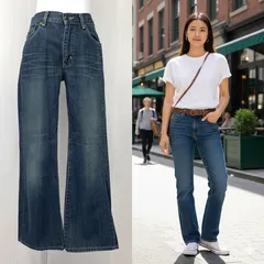 【エドウィン（EDWIN / エドウィン503）】日本製 デニム ジーンズ ストレート 503 ブルー ヴィンテージ感 色落ち メンズ レディース兼用 定番 大人気 カジュアル ボトムス