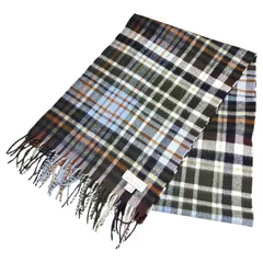 Joshua Ellis(ジョシュアエリス) Cashmere Tartan Check Scarf カシミア 100％ タータン チェック マフラー マルチ