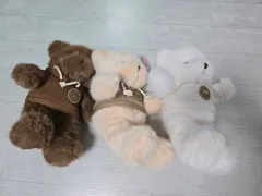 クマのぬいぐるみ ブラウン/アイボリー/白 個あたり