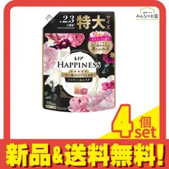 レノアハピネス 夢ふわタッチ ジャスミン&ムスクの香り 詰め替え用 特大サイズ 720mL 4個セット まとめ売り