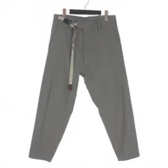ホワイトマウンテニアリング White Mountaineering × グラミチ GRAMICCI 21AW WOOL DARTED PANTS  ウールダーテッドパンツ スラックス 1 グレー WM2173417のサムネイル