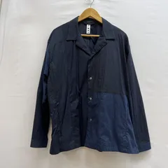 古着 KIMMY キミー パッチワーク ストライプ ナイロン シャツジャケット メンズ M ISItems【USED】【古着】【中古】50148979