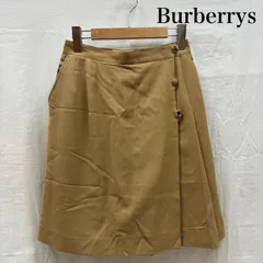 バーバリーズ オールド ノバチェック ラップ ハーフパンツ キュロット 金ボタン レディース L ISItems【USED】【古着】【中古】50148999