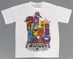 【中古】Tシャツ 集合 Tシャツ ホワイト Sサイズ 「ポケットモンスター ポケモン・ジャンピン・ハロウィーン・パーティ2024」 ユニバーサルスタジオジャパン限定