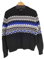 ローレンラルフローレン LAUREN RALPH LAUREN フェアアイルウールブレンドクルーネック セーター レディース import：M 