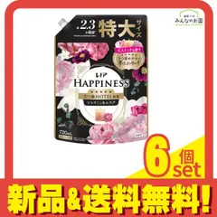 レノアハピネス 夢ふわタッチ ジャスミン&ムスクの香り 詰め替え用 特大サイズ 720mL 6個セット まとめ売り