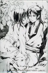 【中古】バッジ・ピンズ 猫猫＆壬氏(見つめ合う) 「しのとうこ特別展示企画 薬屋のひとりごと展 スクエア缶バッジコレクション -猫猫＆壬氏-」